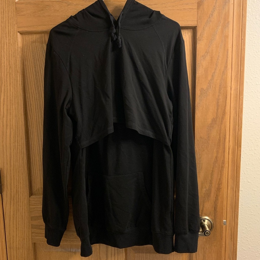 NWOT Latched Mama Breastfeeding black hoodie.